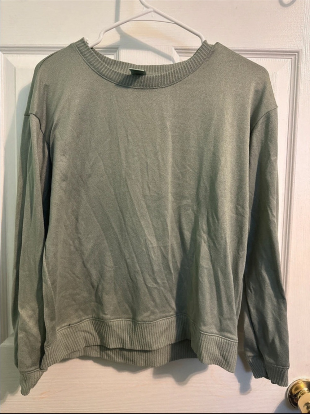 Honeydew Intimates Sage Green Lightweight Crewneck Sweatshirt